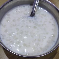 A picture of Sabudana kheer.