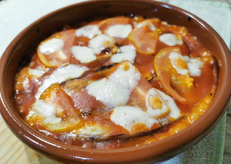 Pastel de berenjena light