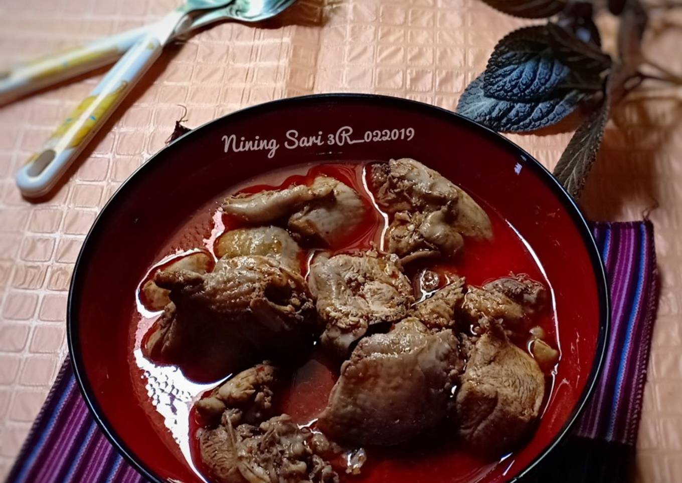 Resep Rendang ayam berkuah Anti Gagal