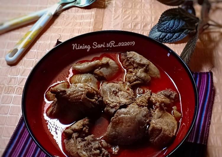 Resep Rendang ayam berkuah yang Lezat