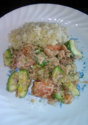 Una foto de Arroz de coliflor