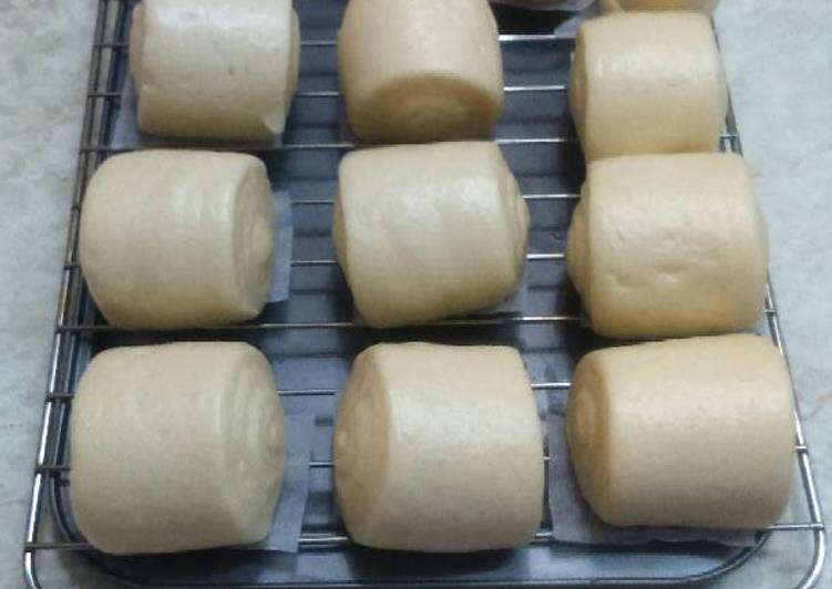 Cara ramu Mantou (Bakpao tawar)  Anti Gagal