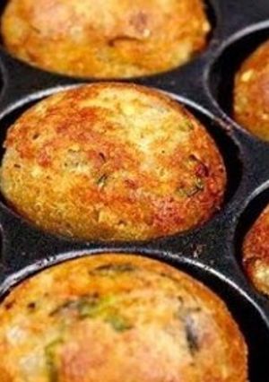 A picture of Sago/sabudana rounds.