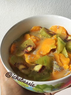 Foto resep Es Buah Almond Milk (Asi Booster)