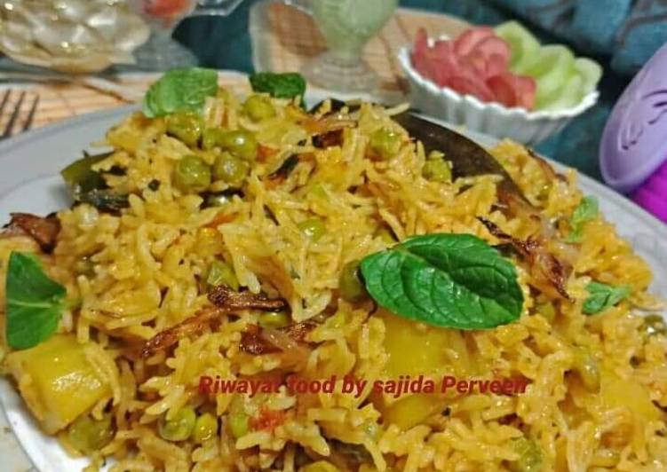 Matar Aloo Pulao