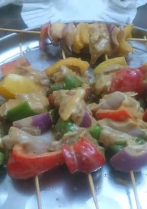 صورة لوصفة شيش كباب الدجاج