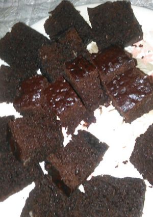 Foto resep Brownis irit hemat simple tanpa telur, tanpa oven, tanpa mixer (brownis cekak)