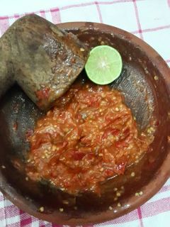 Foto resep Sambel terasi jeruk