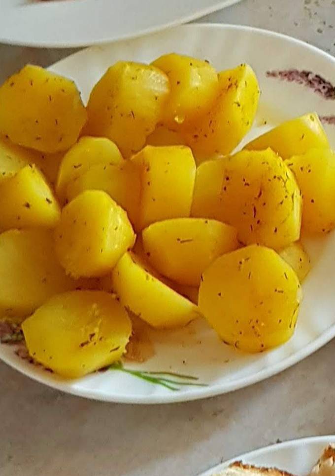 Картофель на пару в мультиварке