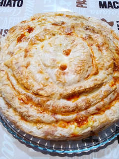 Фото Слоёный пирог из теста фило с мясом.
