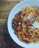 Pasta con champiñones 🍄