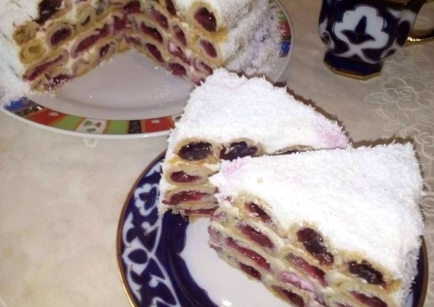 Торт сугроб рецепт с фото пошагово