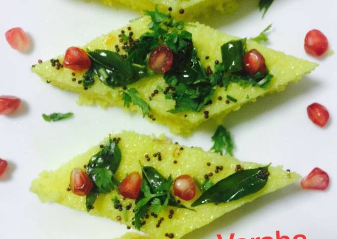 Steps to Make Jamie Oliver Suji Dhokla