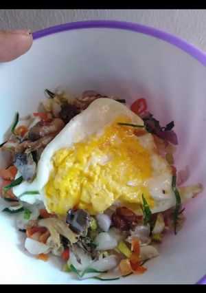 Foto resep Telur ceplok sambel matah