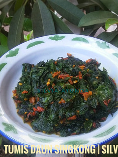 Foto resep Tumis Daun Singkong