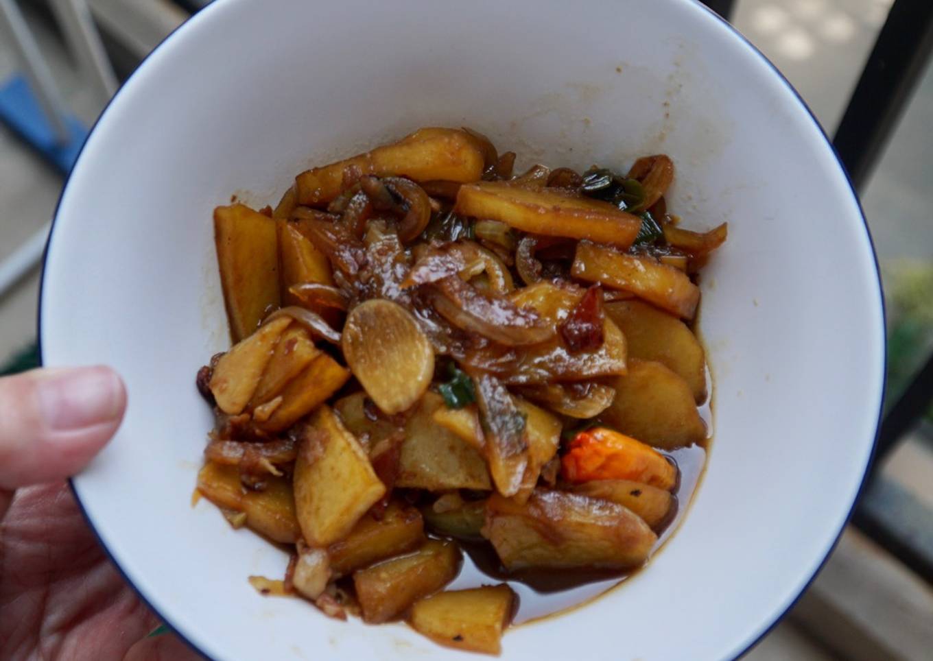 Kentang Tumis Kecap