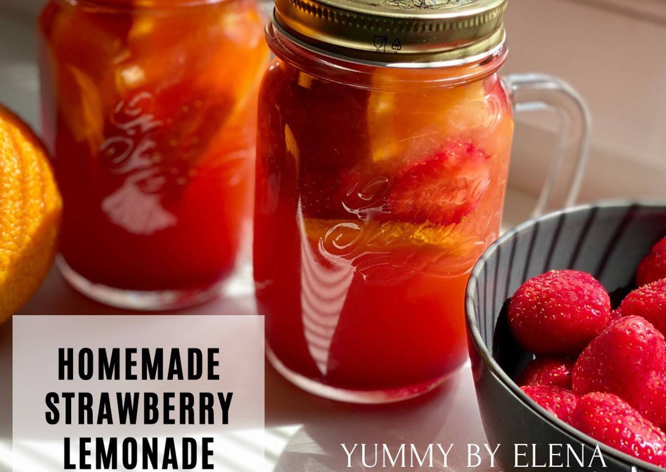 How To Make YUMMY Homemade Strawberry Lemonade