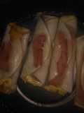 Arrollados de jamón, queso, mayo y de lo que venga