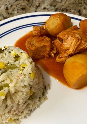 Una foto de Pollo con Salsa de Barbacoa