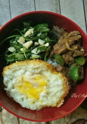 Foto resep Beef rice bowl