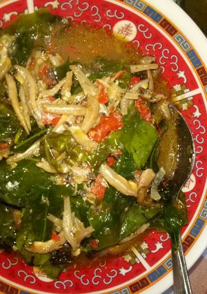 Foto resep Teri pedas daun belinjo