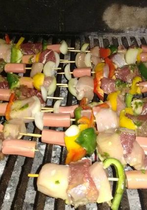 Una foto de Brochettes a la parrilla!! 😋