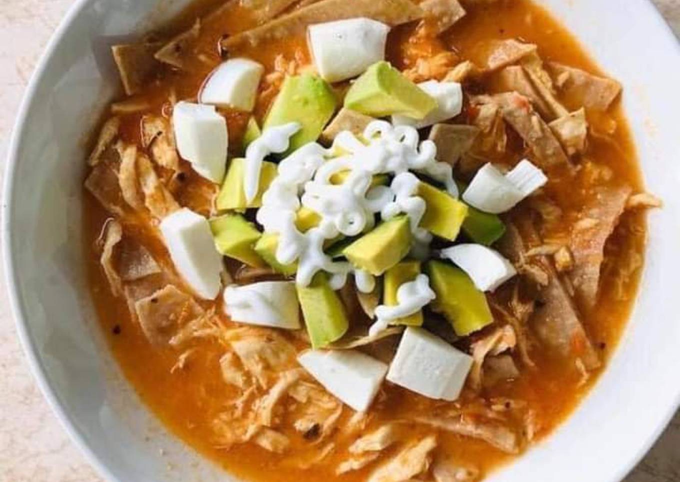 Sopa de tortilla