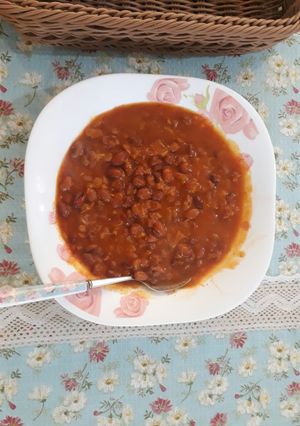 عکسی از دستور خوراک لوبیا