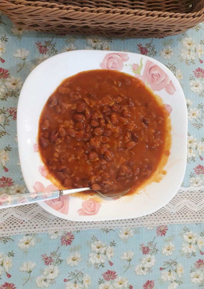 عکسی از دستور خوراک لوبیا