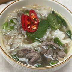 A picture of Pho Bo เฝอเนื้อ.