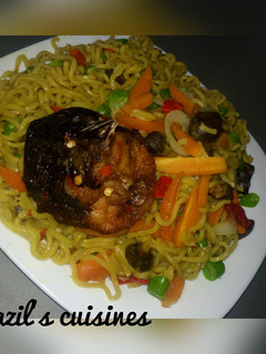 A picture of Noodles contest.. Fried indomie.