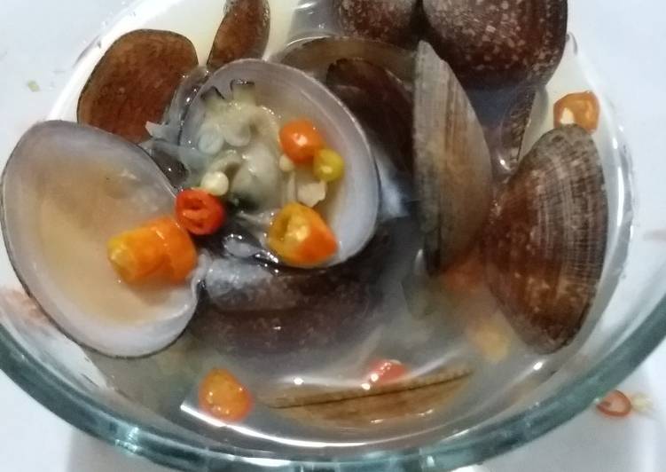 8. Kerang rebus simpel