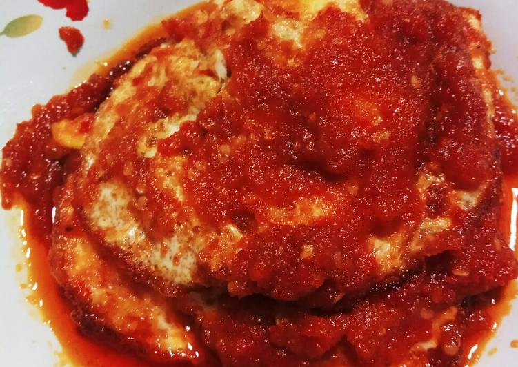 Resep Telur goreng balado rumahan, Lezat Sekali