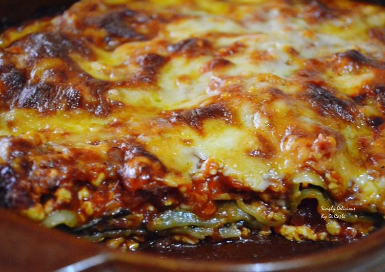 Recipe of Homemade Chicken and Silverbeet Lasagne