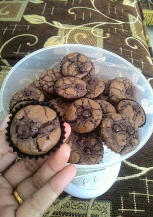 Foto resep Brownies kering "cup mini"