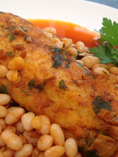 Una foto de Bacalao a la llauna