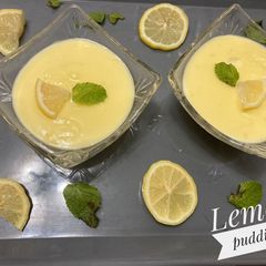 Lemon pudding🍋 A picture of Lemon pudding🍋.