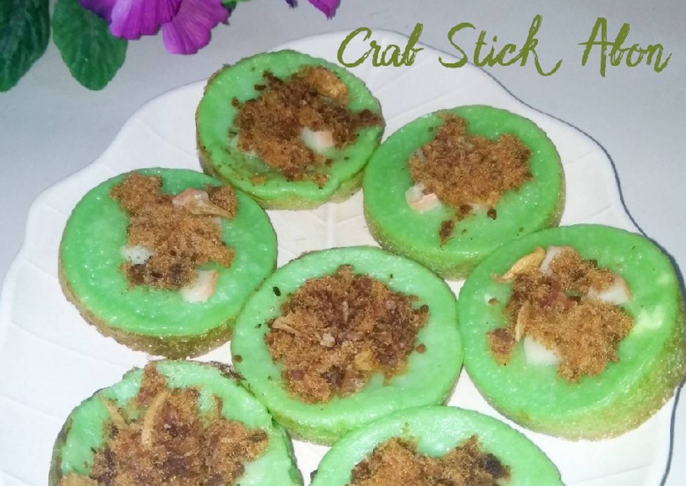 Kue Lumpur Asin Crab Stick Abon