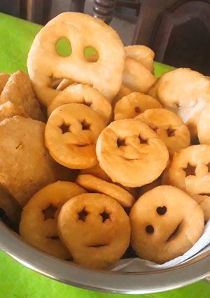 Una foto de Torta fritas divertidas
