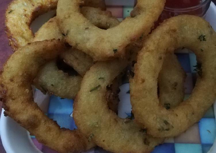 Steps to Make Favorite Potato and garlic rings