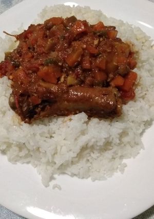 A picture of Coconut rice #themechallenge#coastaldishes.