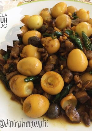 Foto resep Oseng Ampela Telur Puyuh Lombok Ijo