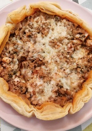 Una foto de Pizza de aprovechamiento en Olla Gm