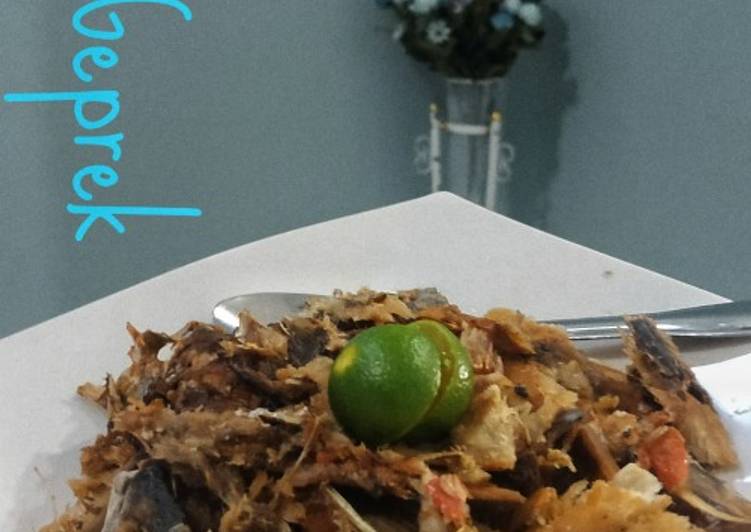 Resep Iwak Karing Geprek, Enak