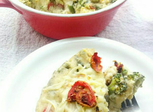 A picture of Broccoli Casserole in healthy White sauce.