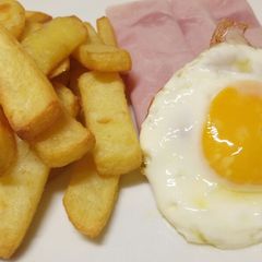 A picture of Fluffy's what to cook after 12 hours at work.