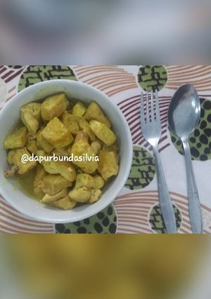 Foto resep Cumi Tahu Bumbu Kuning