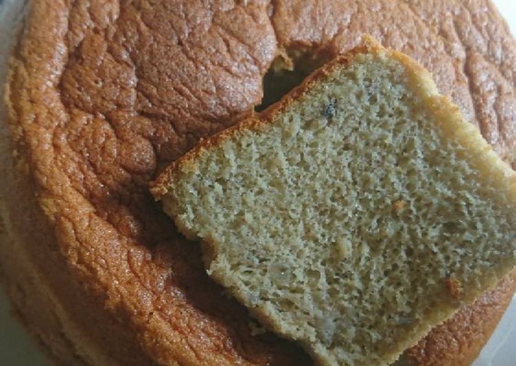 Chiffon cake pisang