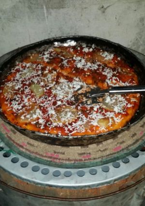 صورة لوصفة بيتزا