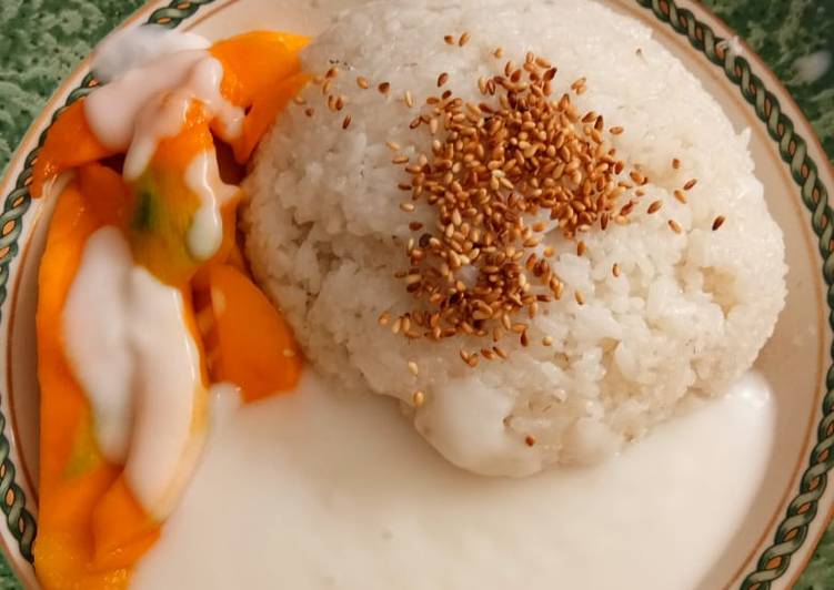 Resep Manggo Sticky Rice Anti Gagal